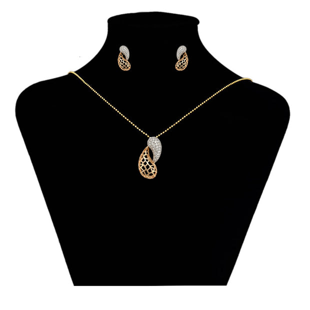Evie Elegant Necklace & Earring Set | Necklace & Earring | Veveil