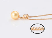 Megan Gold Pearl Necklace