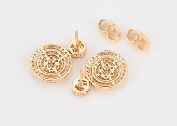 Sparkle Round Earring