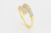 Alexa Gold Diamond Ring | Best Gold Ring | Gold Ring | Veveil