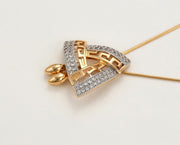 Triangle Adjustable Gold Necklace