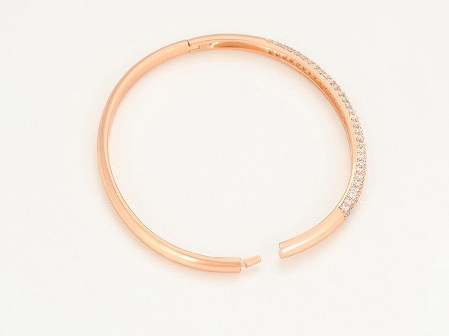 Rose Gold Bangle Bracelet | Gold Bangle Bracelet | Veveil – VeVeil