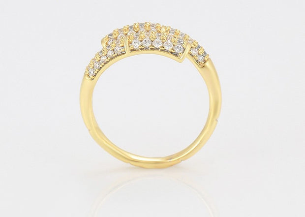 Alexa Gold Diamond Ring | Best Gold Ring | Gold Ring | Veveil