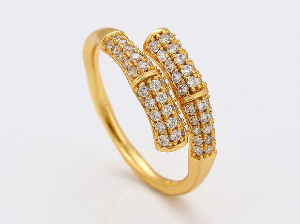 Alexa Gold Diamond Ring | Best Gold Ring | Gold Ring | Veveil