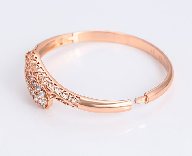 Rose Gold Bangle Bracelet | Ella Bangle Bracelet | Veveil