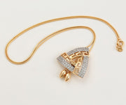Triangle Adjustable Gold Necklace