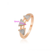 Triple Triangle Ring