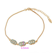 Gold Infinity Bracelet | Blue Infinity Bracelet | Veveil
