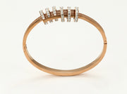 Ivy Rose Gold Stainless Steel Bracelet | Rose Gold Bracelet | Veveil