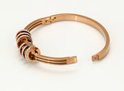Ivy Rose Gold Stainless Steel Bracelet | Rose Gold Bracelet | Veveil