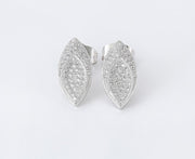 Almond Silver Necklace & Earring | Necklace And Earring Set | Veveil