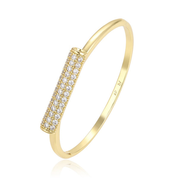 Lexi Bar Gold Bracelet | Lexi Bangle Bracelet | Veveil