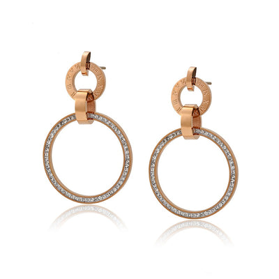 Lexi Rose Gold Earring | Stainless Steel Earring | Veveil