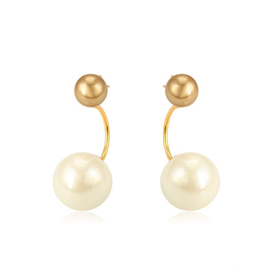 Rhianna  Pearl Jacket Earring