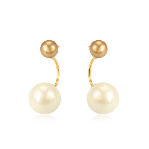 Rhianna  Pearl Jacket Earring