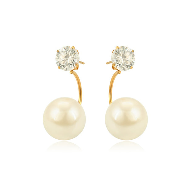 Rhianna  Pearl Jacket Earring