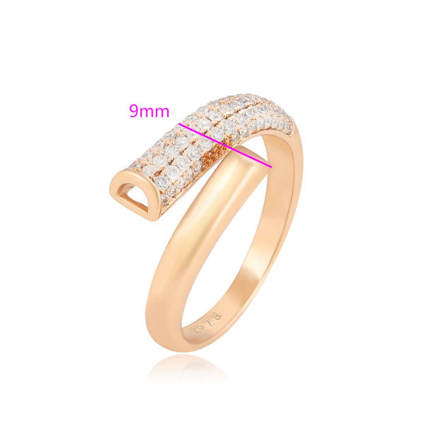 Ela Adjustable Gold Ring | Adjustable Gold Ring | Veveil