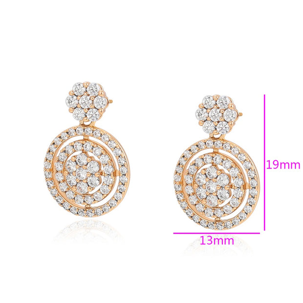 Sparkle Round Earring