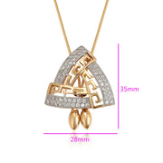 Triangle Adjustable Gold Necklace