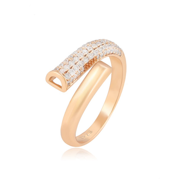 Ela Adjustable Gold Ring | Adjustable Gold Ring | Veveil
