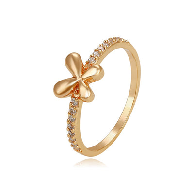 Butterfly Minimalist Gold Ring | Minimalist Gold Ring | Veveil