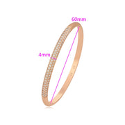Rose Gold Bangle Bracelet | Gold Bangle Bracelet | Veveil
