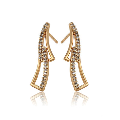 Ivy Gold Earring | Gold Hoop Earring | Best Hoop Eaaring | Veveil