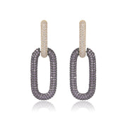 Link Drop Earring | Glamor Gold Earring | Link Earring | Veveil