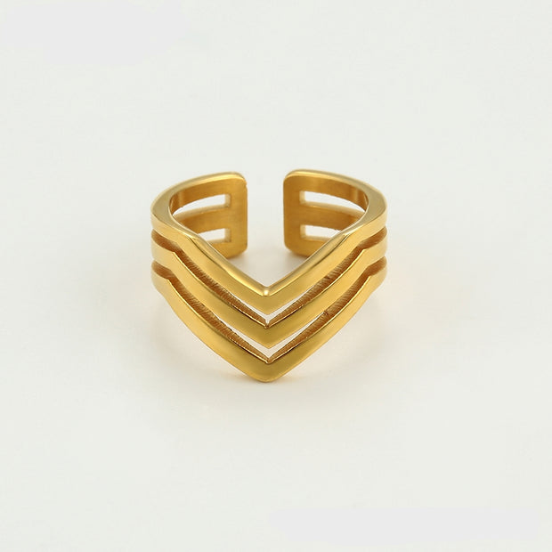 Minimalist Stacked Ring