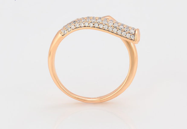 Ela Adjustable Gold Ring | Adjustable Gold Ring | Veveil