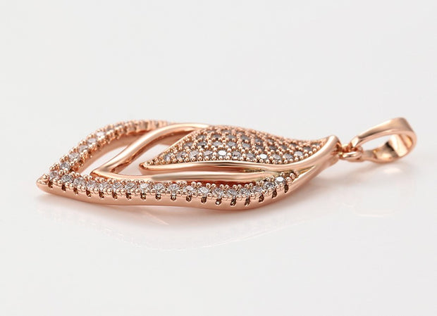 Layered Leaf Gold Earring | Gold Leaf Earring | Veveil