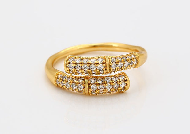 Alexa Gold Diamond Ring | Best Gold Ring | Gold Ring | Veveil