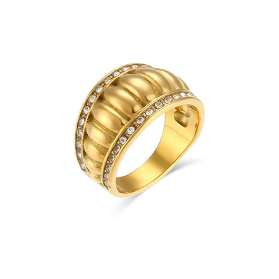 Jen  Croissant Dome Ring