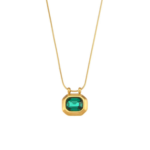 Cora Minimalist Square Necklace
