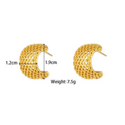 Mesh Hoop Earrings