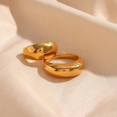 Rue Minimalist  Dome Ring