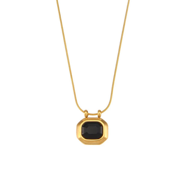 Cora Minimalist Square Necklace